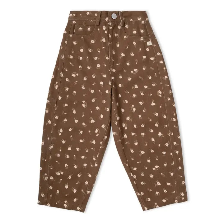 TWILL BARREL PANTS (PRE ORDER - FALL)