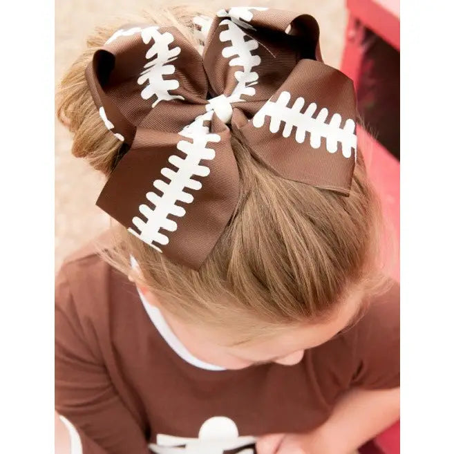 FOOTBALL HAIR BOW